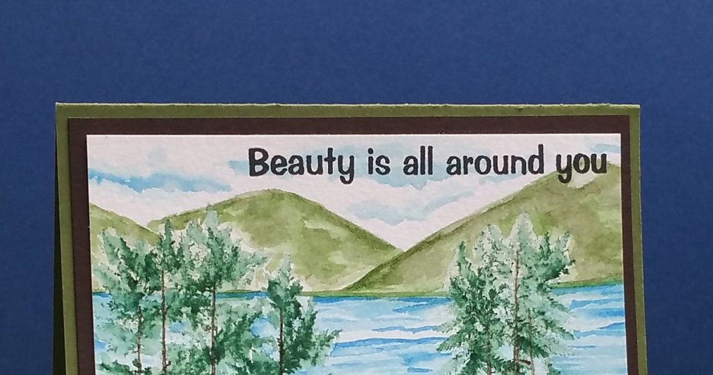Watercolor Weekend:  Beauty is all around you