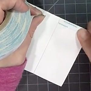 Watercolor Tag Money Holder