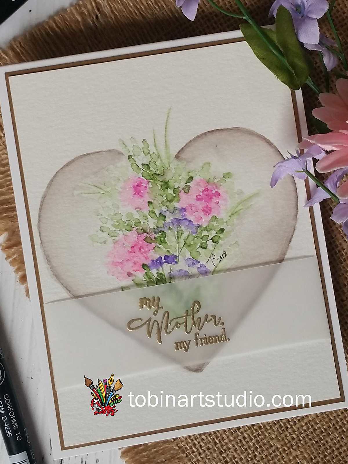 Mother’s Day Heart | Art Impressions Stamps