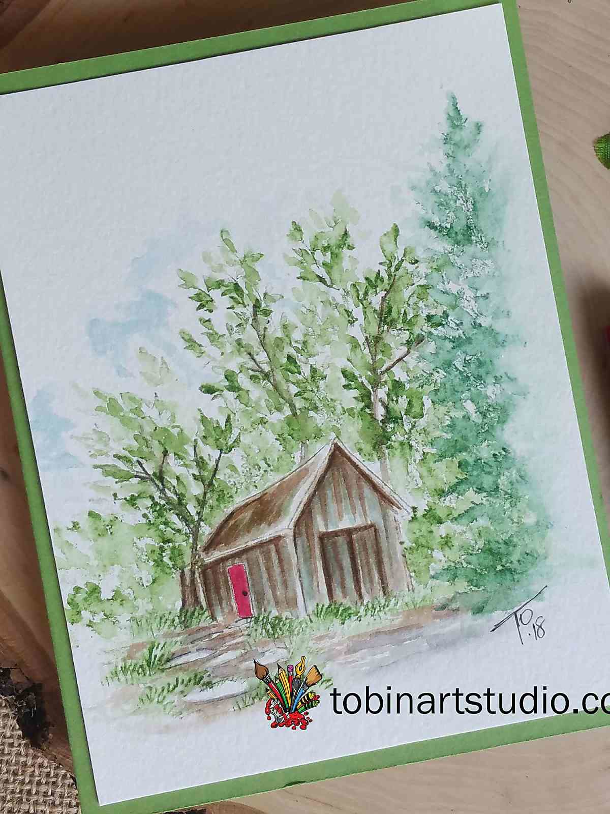 Rustic Cabin | Watercolor Weekend | Art Impressions