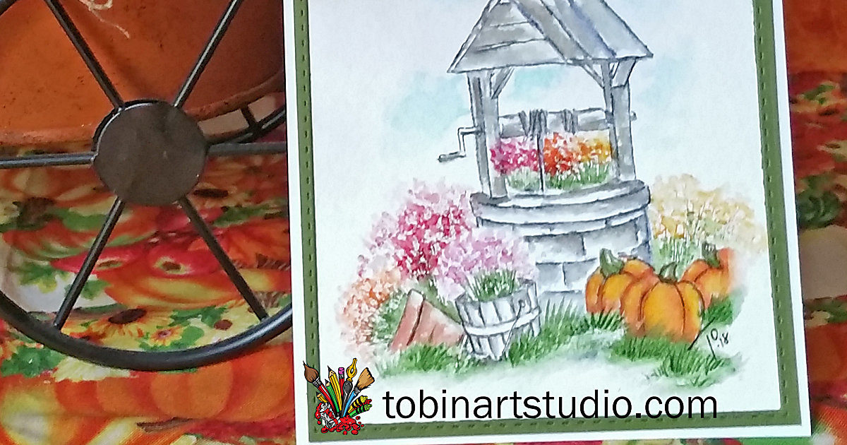 Art Impressions Watercolor | Fall Scene | Watercolor Weekend