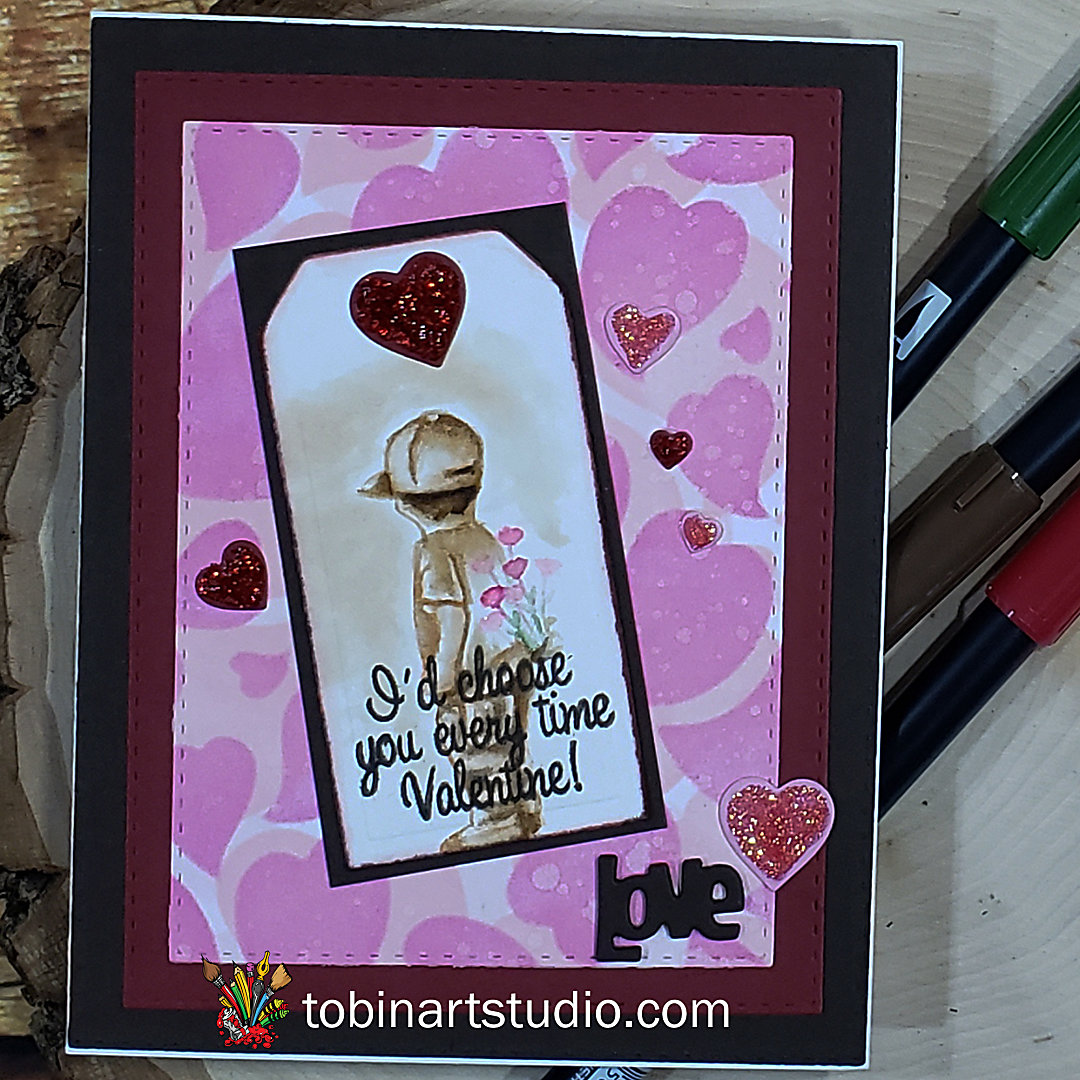 Valentine Love | Art Impressions Watercolor Weekend