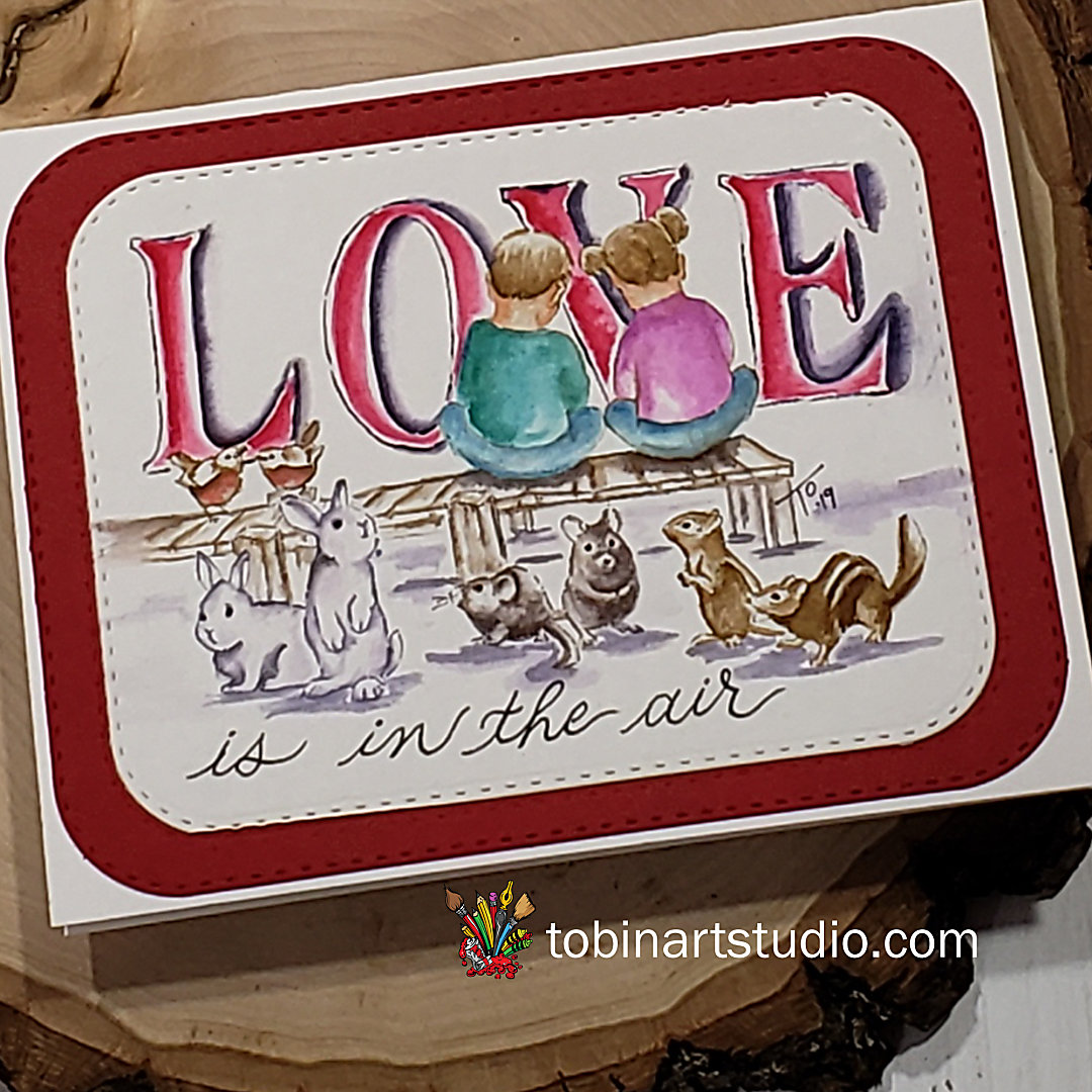Love is in the Air | Art Impressions Watercolor Weekend