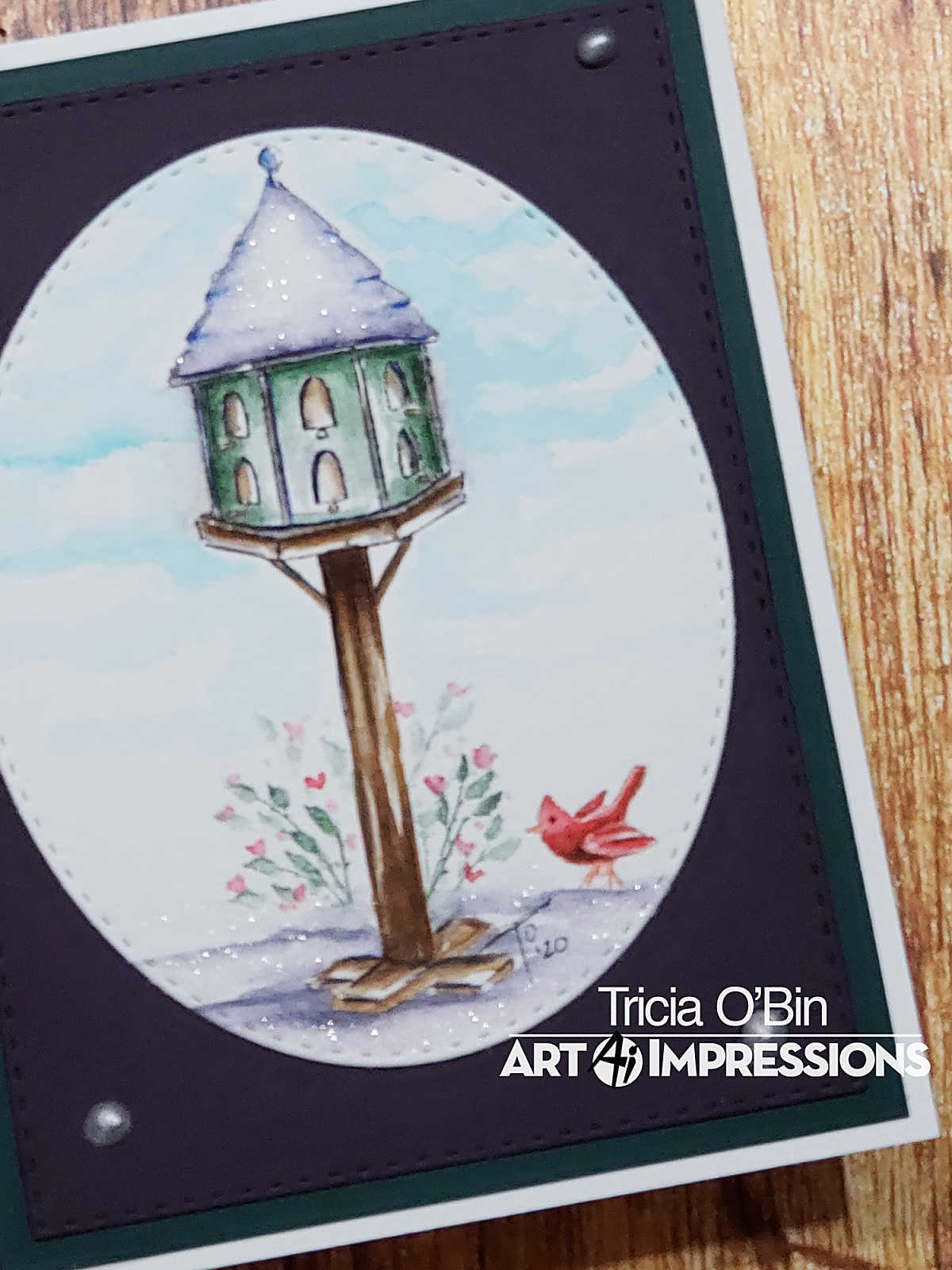 Winter Birdhouse | Watercolor Weekend | Art Impressions