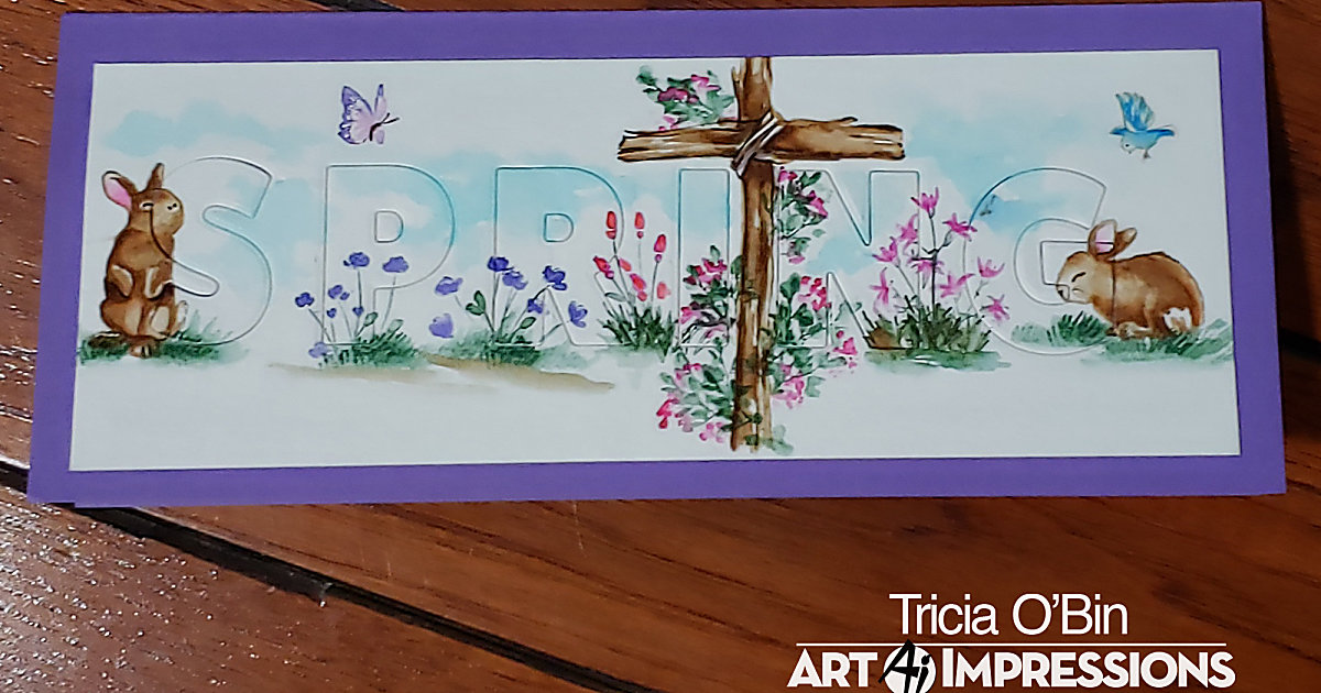 Spring Easter Blessings | Watercolor Weekend | Art Impressions Blog
