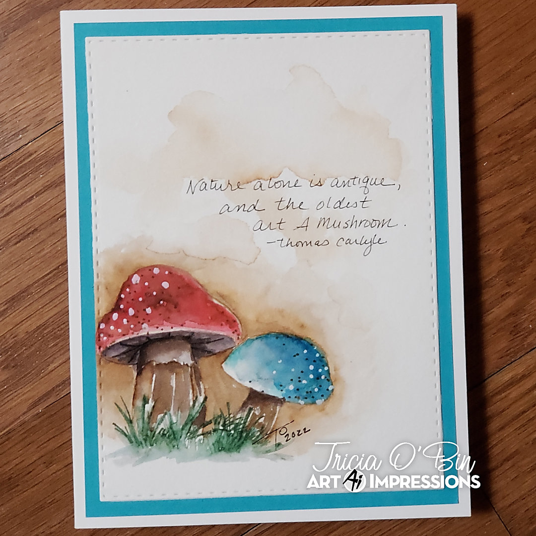 Sweet Mushrooms | Watercolor Weekend | Art Impressions