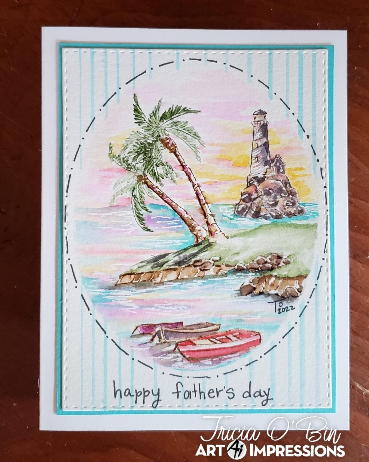 Father’s Day Lighthouse | Watercolor Weekend | Art Impressions