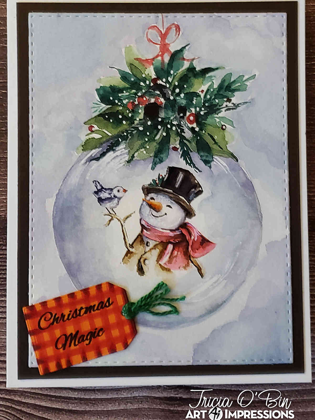 Christmas Magic Ornament | Watercolor Weekend | Art Impressions