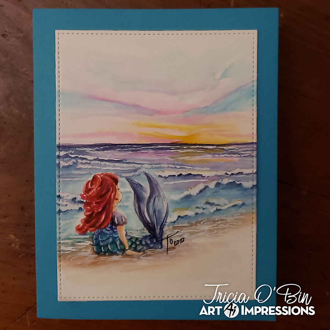 Angel Mermaid | Watercolor Weekend | Art Impressions