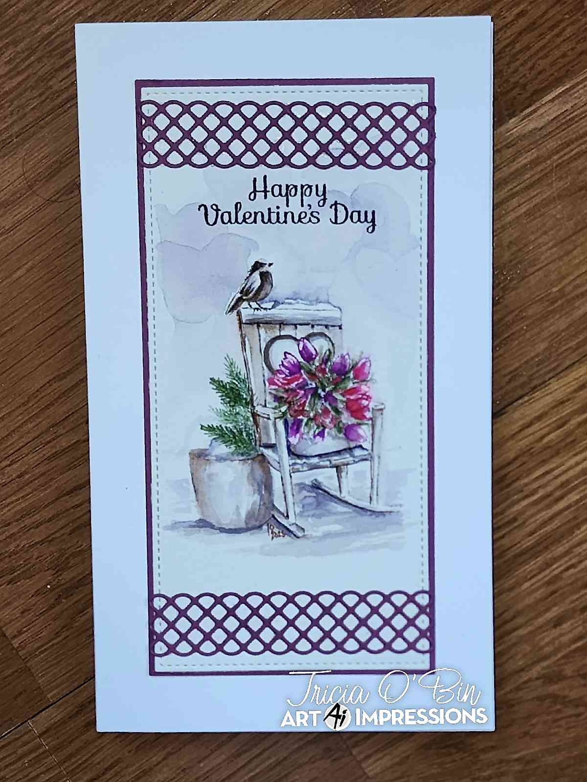 New Release! | Rocking Chair Valentine | Watercolor Weekend | Art Impressions