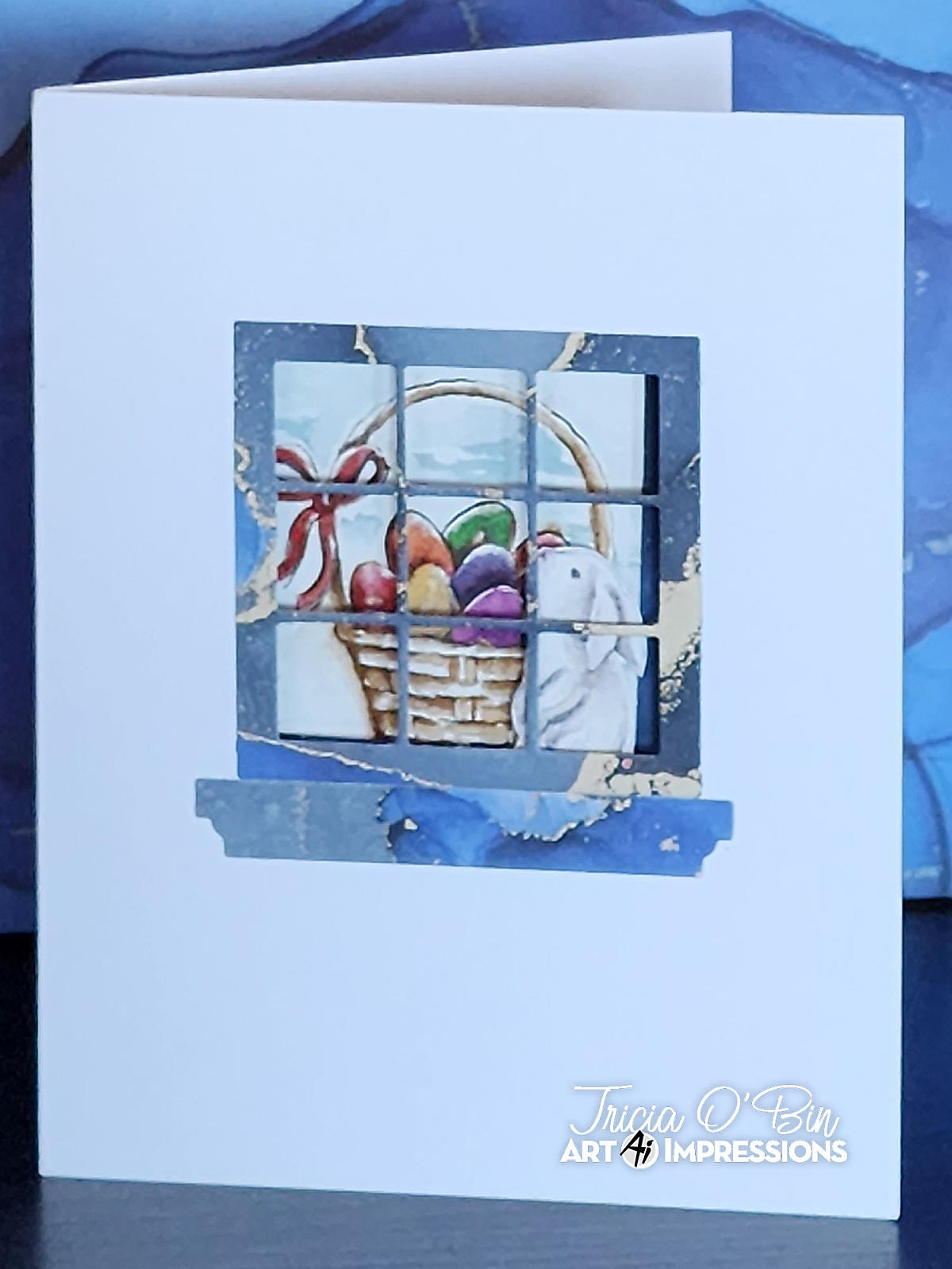 Easter Basket Shadowbox | Watercolor Weekend | Art Impressions