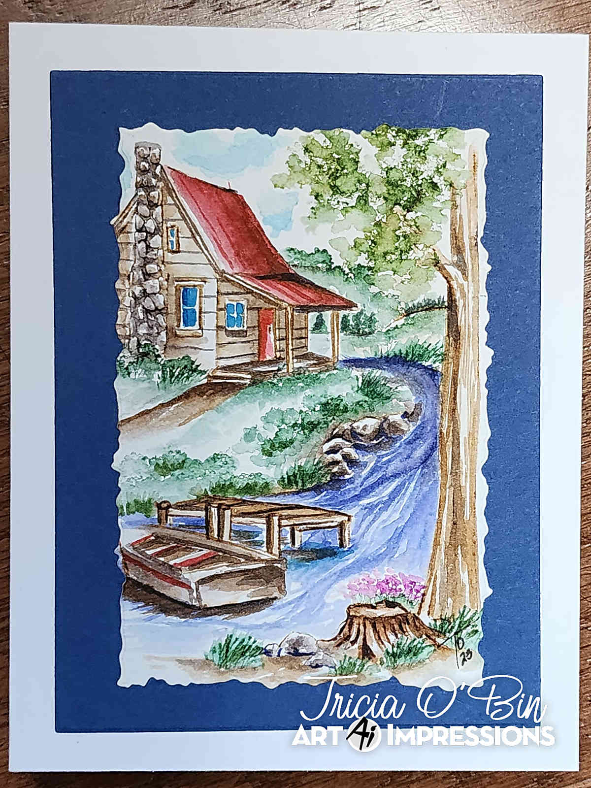 Wooden Cabin | Watercolor Weekend | Art Impressions