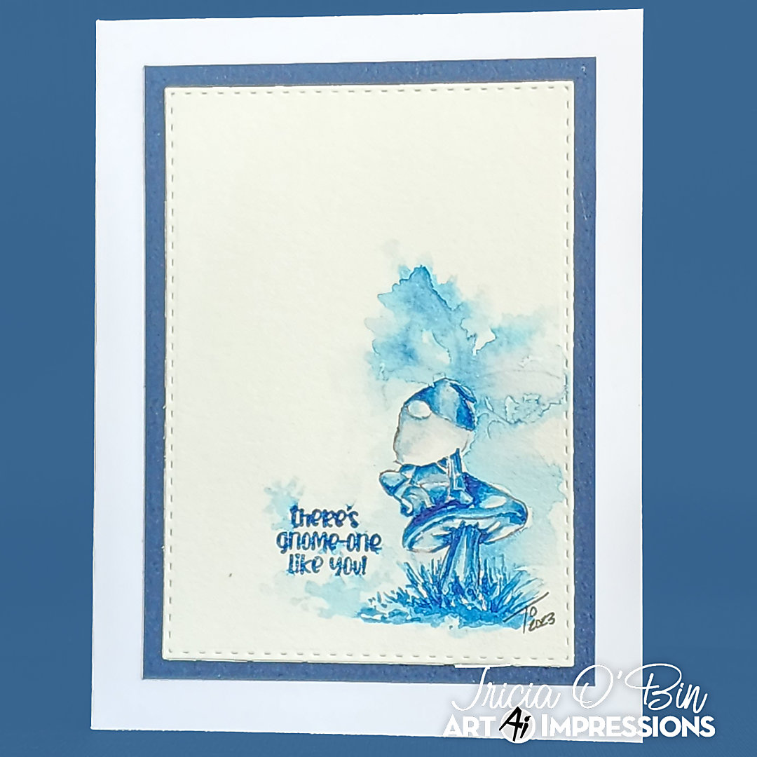 Blue Gnomes | Watercolor Weekend | Art Impressions